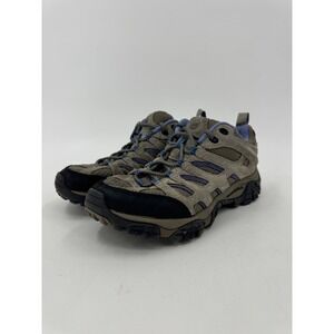 Merrell Women Moab 2 Aluminum/Marlin Continuum Ortholite Hiking Shoe Sz 7